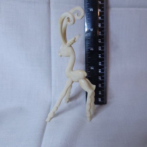 Vintage Don Manning Art Deco Gazell Antelope Bakelite Stylized - Picture 6 of 8